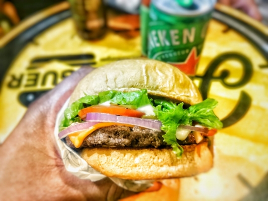 Agregado JR Pão, Hambúrguer (TRADICIONAL), Cheddar, Picles,...